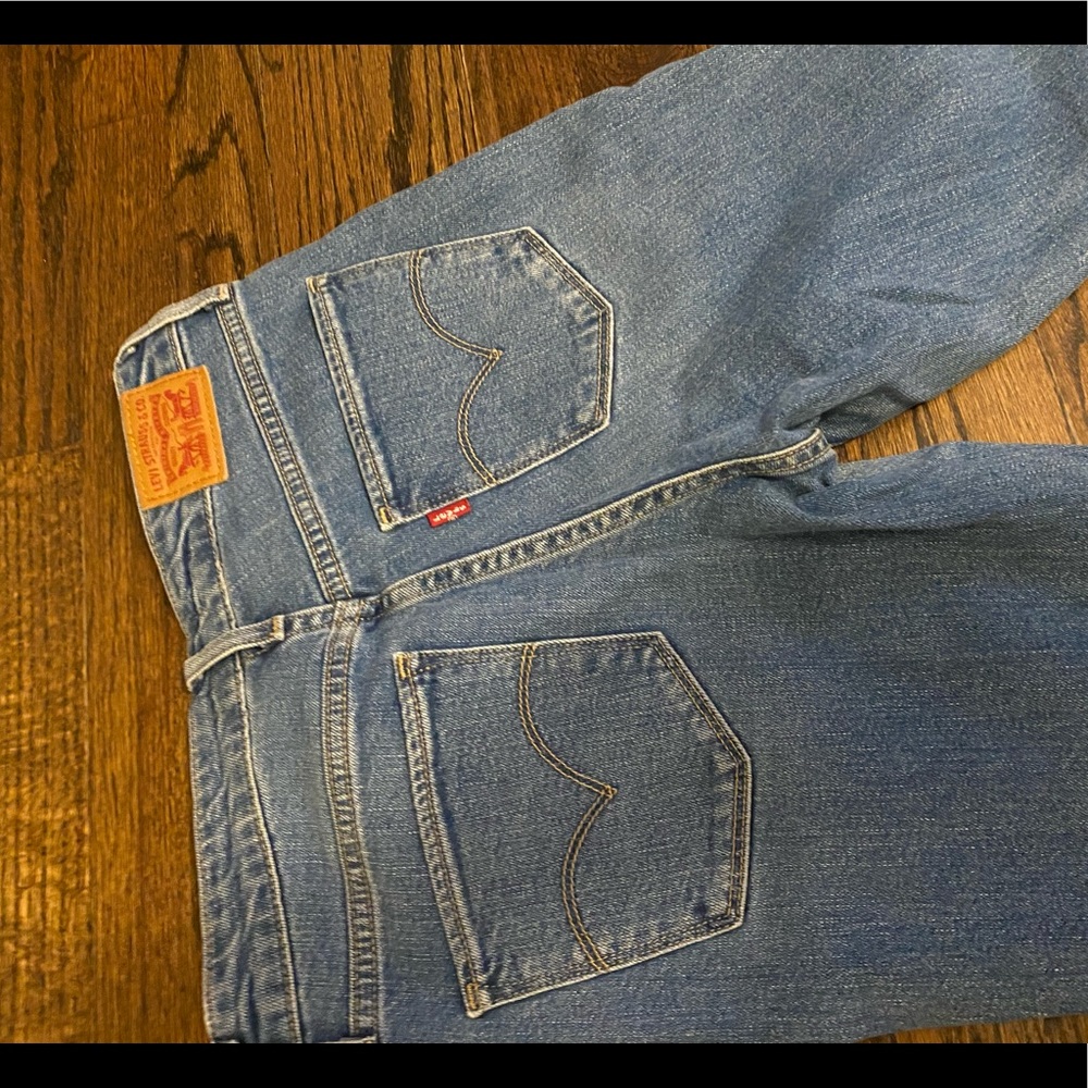 Levi 727 straight destroy jeans